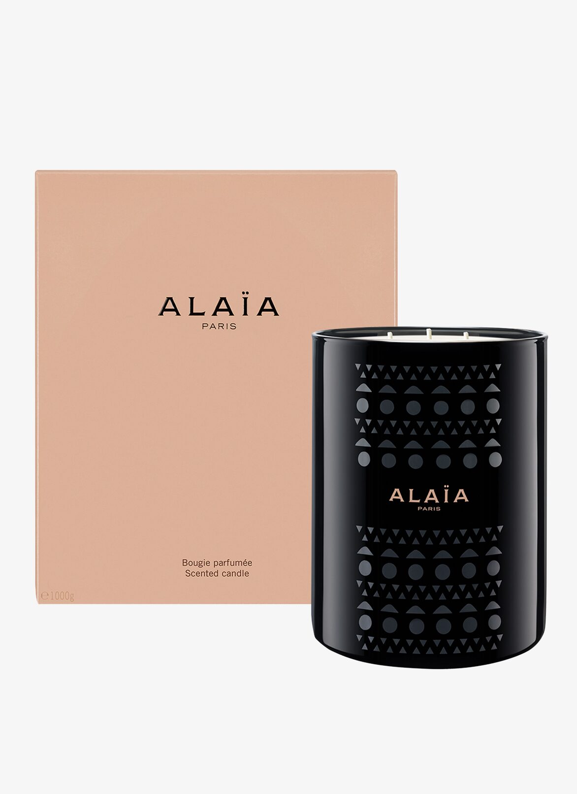 Grande Bougie Parfumée Alaïa Paris  ALAÏA GRANDE BOUGIE PARFUMÉE ALAÏA PARIS  BLANC